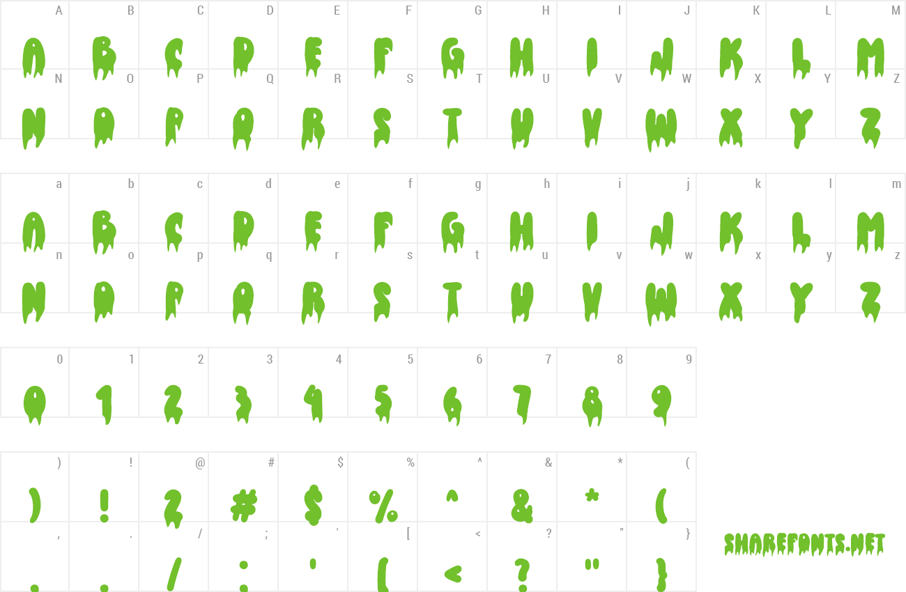 Font Retro Halloween preview